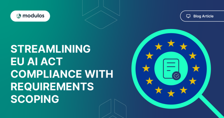 Streamlining EU AI Act Compliance with… | Modulos Blog