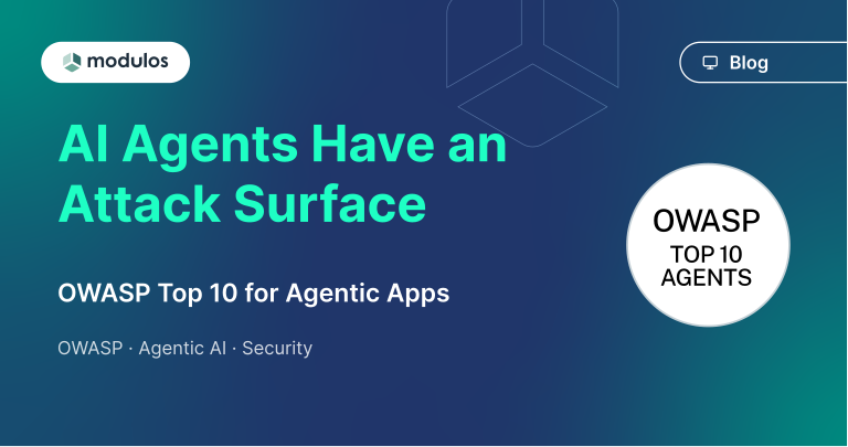 Agentic AI governance: OWASP Top 10 risks… | Modulos Blog